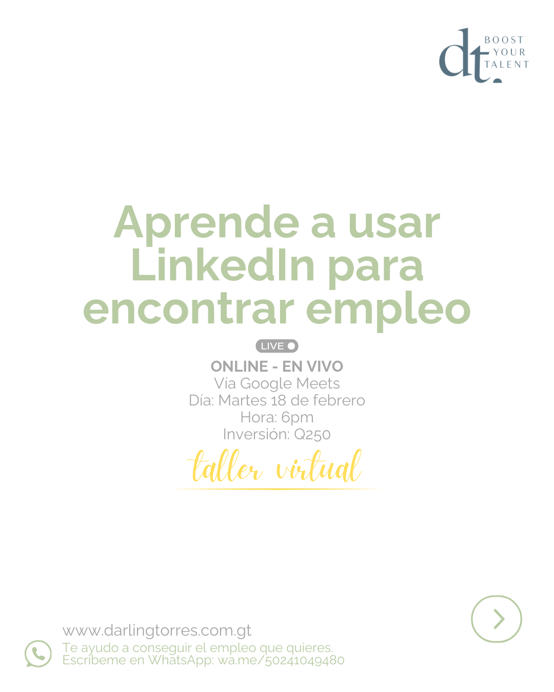 Taller: Aprende a usar LinkedIn para encontrar empleo